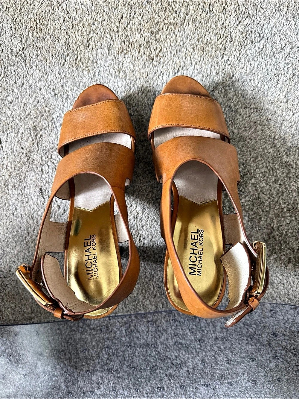 Michael Kors Brown Platform Heels
